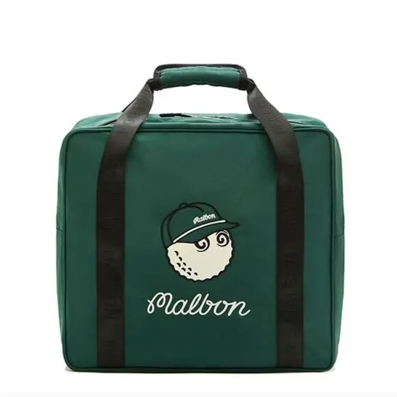 Malbon Golf Caddy Bag Cover Airplane Storage Travel Bag Set Green - Picture 5 of 7